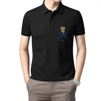 2023 Мужская футболка с круглым вырезом, Летняя хлопковая мода с короткими рукавами, Шотландская футболка с принтом Brave Saltire Для мужчин