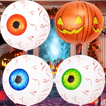 4D Страшные украшения для глазных яблок Воздушные шары, реквизит для пластиковых шаров, налитые кровью глазные яблоки В помещении, на открытом воздухе, Сад, Хэллоуин, Декорации для газона