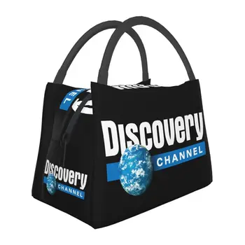 Discovery Channel Изолированные Сумки для Ланча для Женщин Портативное Телешоу Science Thermal Cooler Lunch Tote Пляжный Кемпинг Путешествия