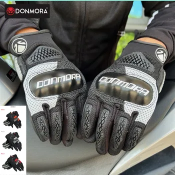 DONMORA-201Motorcycle Перчатки Из Овчины С сенсорным экраном, Противоскользящие Износостойкие Велосипедные Перчатки Для Мужчин И Женщин Весной и осенью