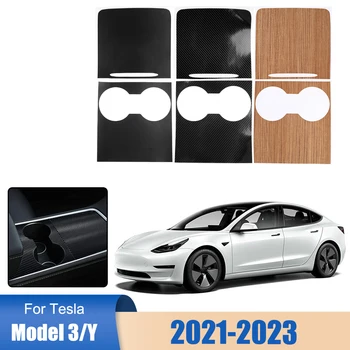 Tesla Model 3 Модель Y Обертка Центральной Консоли ABS Крышка Консоли Обертка Для Внутренней Отделки Tesla Model 3 Модель Y 2021-2023 Аксессуары