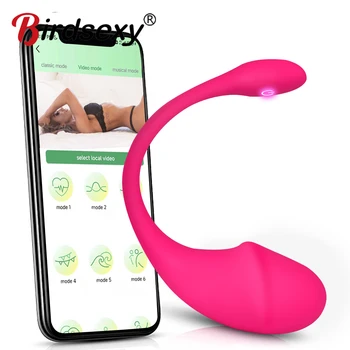 Беспроводной Bluetooth G Spot фаллоимитатор-вибратор для женщин, приложение для дистанционного управления, Женские трусики с вибрирующим яйцевидным клитором, секс-игрушки для взрослых