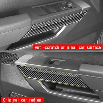 Внутренняя ручка двери автомобиля, Декоративная панель, рамка, крышка с рисунком из углеродного волокна, Автомобильные Аксессуары для Toyota 2022-2023