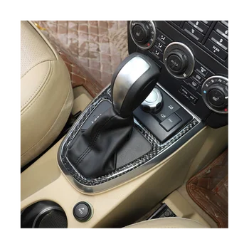 Декоративная отделка панели переключения передач, наклейки из углеродного волокна для Land Rover Freelander 2 2007-2012 Аксессуары