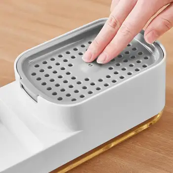 Емкость для Дозирования Мыла на Кухонной столешнице 3-в-1 Дозатор Мыла для мытья посуды с Держателем Губки для Кухни для Дома для Кухни