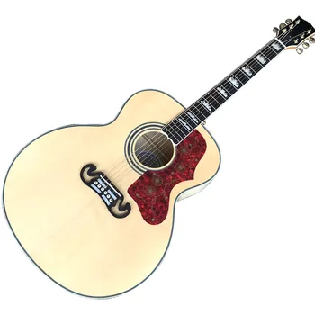 Индивидуальный магазин, сделано в Китае, 43-дюймовая акустическая гитара, односторонняя деревянная гитара, бесплатная доставка