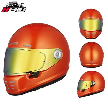 Мотоциклетные ретро-шлемы с полным лицом, защитный модульный шлем с откидывающимся рулем, Мотоциклетный шлем Cascos Moto Locomotive Personality Для мужчин