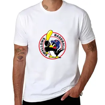 Новая бейсбольная футболка Swallows, футболка с коротким рукавом для мальчиков, футболка с животным принтом, футболка на заказ, одежда в стиле хиппи, футболки для мужчин