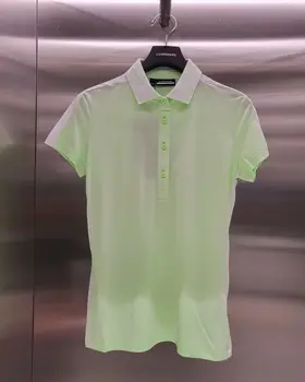 Новая женская короткая рубашка для гольфа сезона весна лето цвета макарон, милая спортивная женская одежда для гольфа, одежда для гольфа, стрейч-топ
