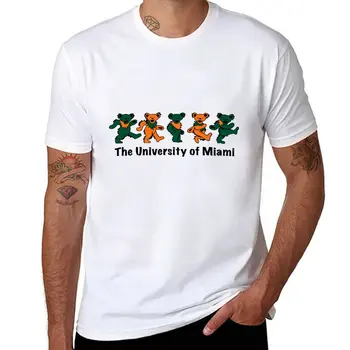 Новая футболка Miami Bears, рубашка с животным принтом для мальчиков, быстросохнущая рубашка, эстетичная одежда, облегающие футболки для мужчин