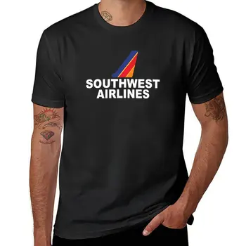 Новая футболка Southwest Airlines, футболка с рисунком, футболка для мальчика, спортивная одежда kawaii, футболки для мужчин, упаковка