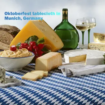 Обложка для стола на Октоберфесте - реквизит для вечеринки в помещении и на открытом воздухе на тему немецкого Октоберфеста