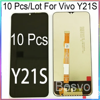 Оптовая продажа 10 шт./лот Для Vivo Y21S ЖК-дисплей с сенсорным цифровым преобразователем в сборе