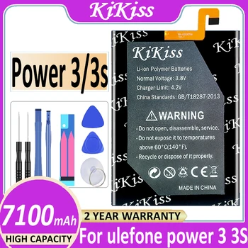 Оригинальный аккумулятор KiKiss 7100 мАч для Ulefone Power 3 3S Bateria