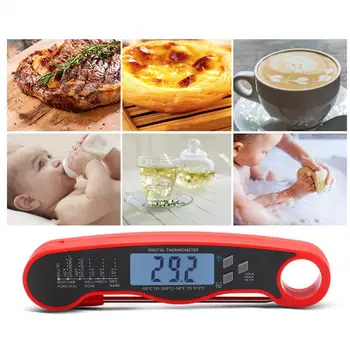Пищевой термометр Высокой точности, быстрая реакция, магнитная адсорбция, цифровой термометр для барбекю, измеритель для дома