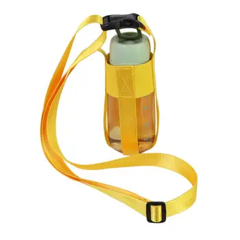 Ремешок для переноски контейнера для воды, прочный регулируемый ремешок для держателя бутылки для воды, универсальный держатель для фляжки для надежного ношения на плече
