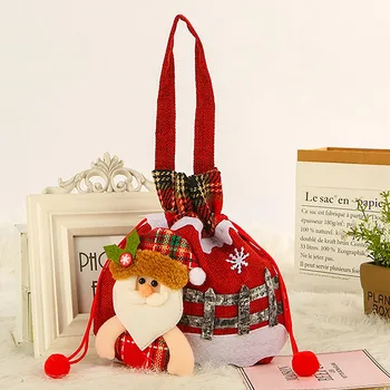 Сумка в канун Рождества Нетканая портативная сумка для старика, упаковка для конфет, Упаковка для подарков, украшение для приготовления еды