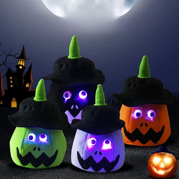 Украшения для вечеринок и праздников своими руками: корзина из тыквы с подсветкой для Хэллоуина, трюк или угощение с жутким декором, ужасы на Хэллоуин