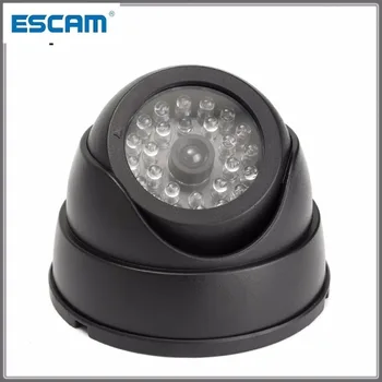 Фальшивая камера видеонаблюдения с мигающим светодиодом для наружного или внутреннего использования Реалистичная фальшивая камера для обеспечения безопасности