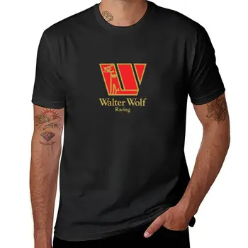 Футболка Walter Wolf Racing, забавная футболка, летний топ, футболки на заказ, футболки с кошками, мужские забавные футболки